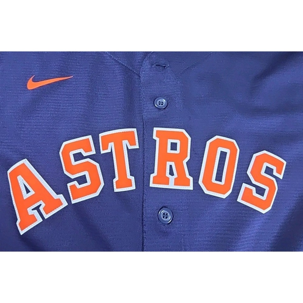 Nike Alex Bregman Houston Astros Jersey YOUTH Boys Sz  XL Blue MLB Baseball